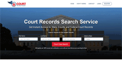 Desktop Screenshot of courtrecordfinder.com
